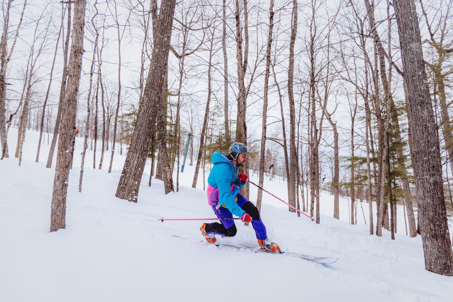 teli rider tree skiing